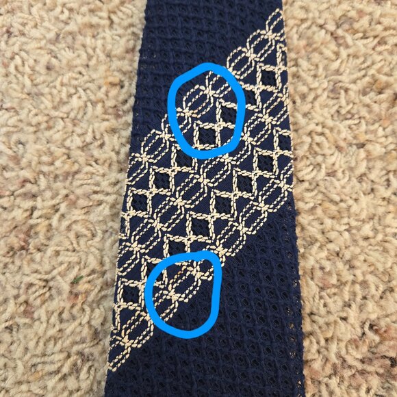 Prange-Way Tie Blue 56" Long - Picture 4 of 7